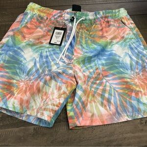 Tropical Print Men's Swim Shorts XL/TG